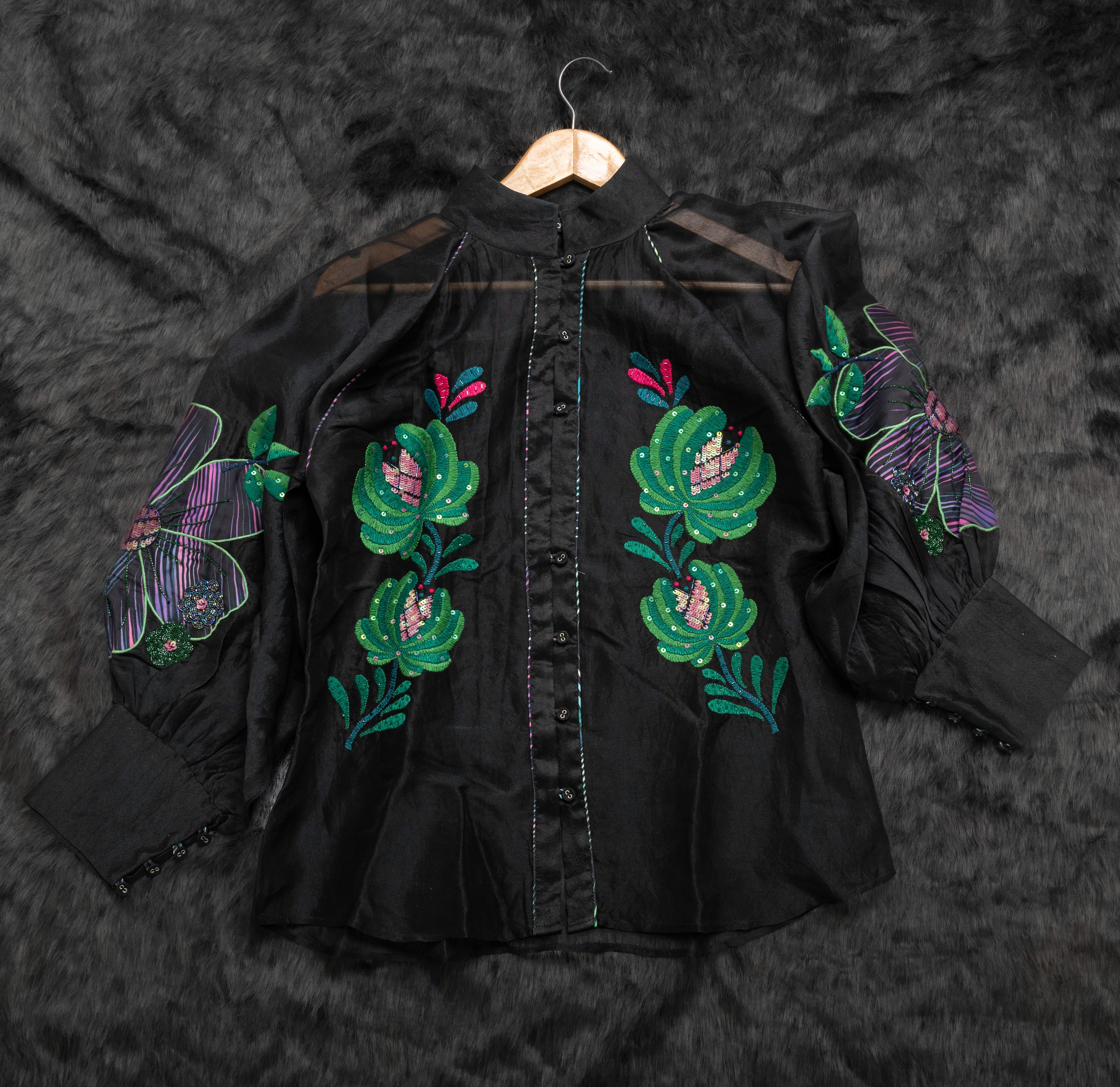 POPPY SLEEVE SHIRT