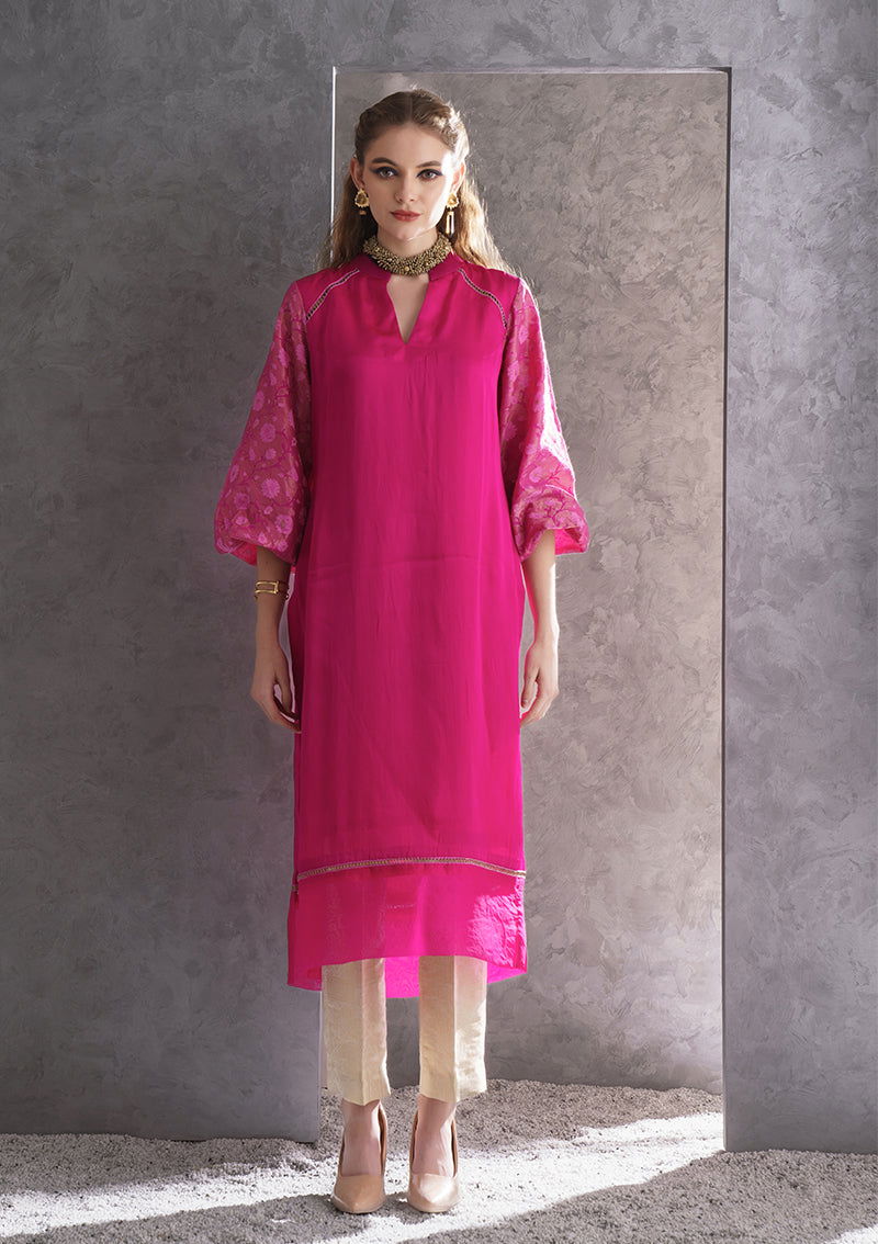 Bloom Blush Tunic Set