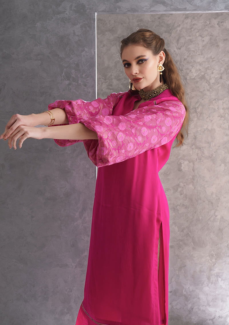 Bloom Blush Tunic Set