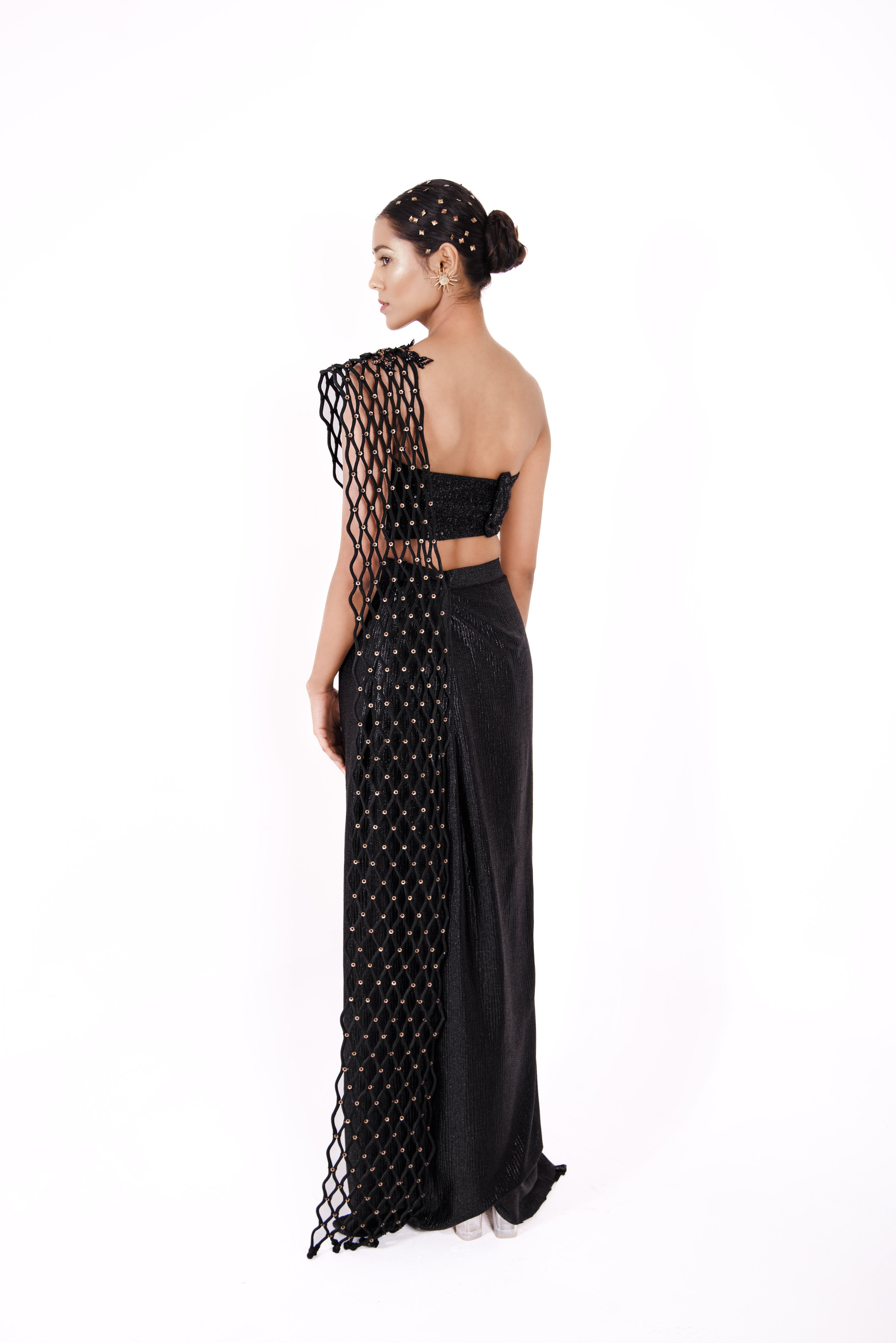 NOORIE SAREE (Black)
