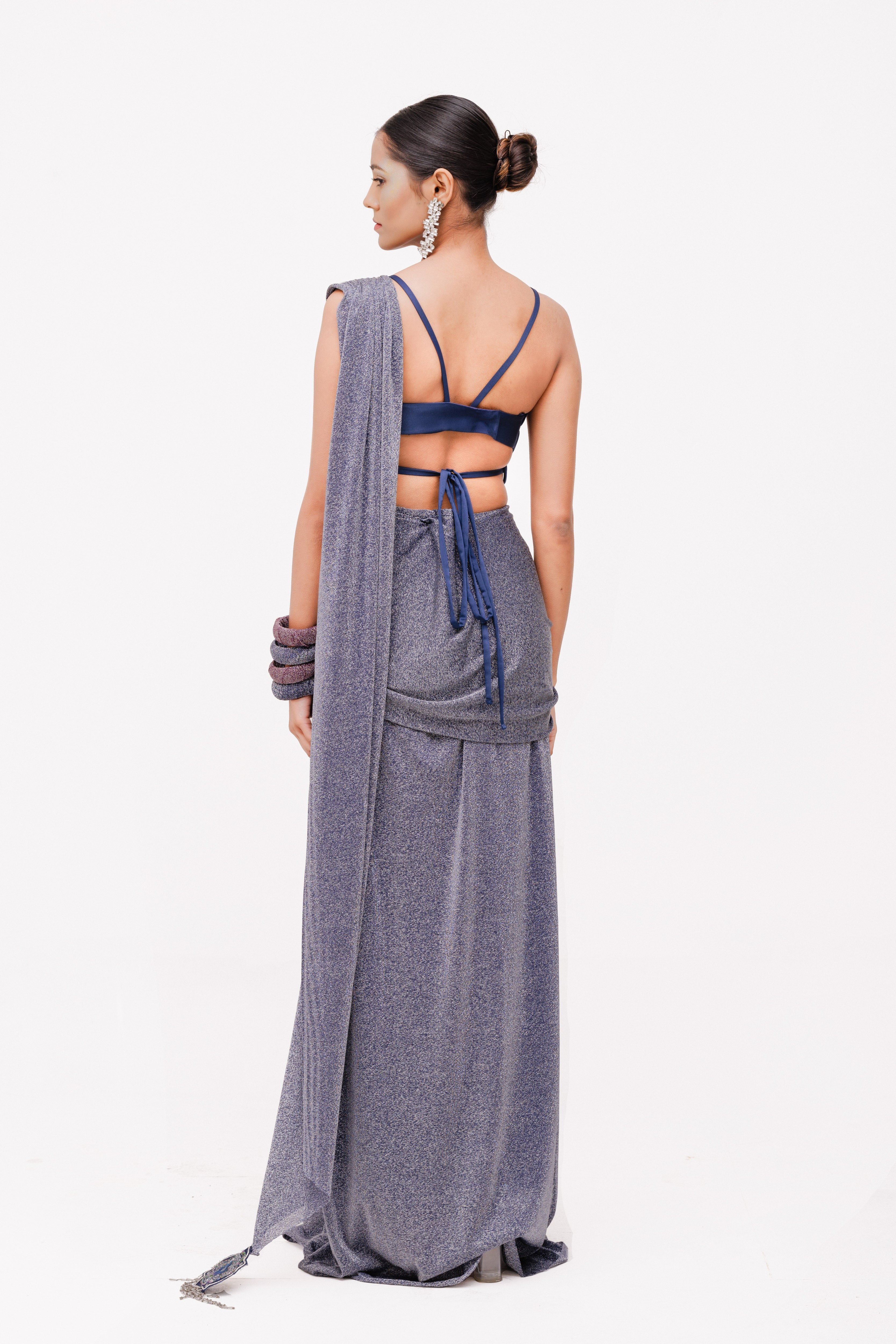ALICE RING SAREE (BLUE)