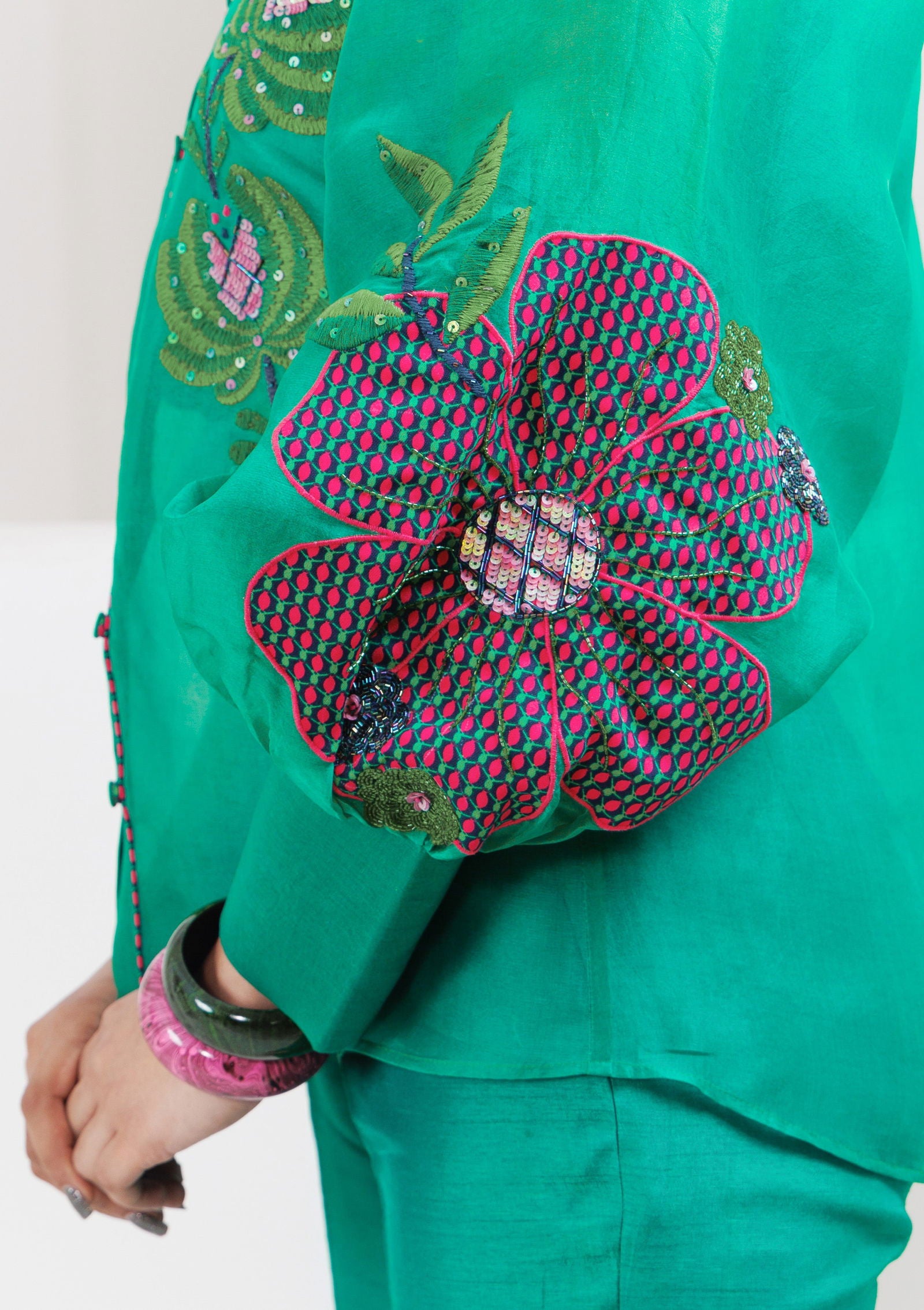 POPPY SLEEVE SHIRT