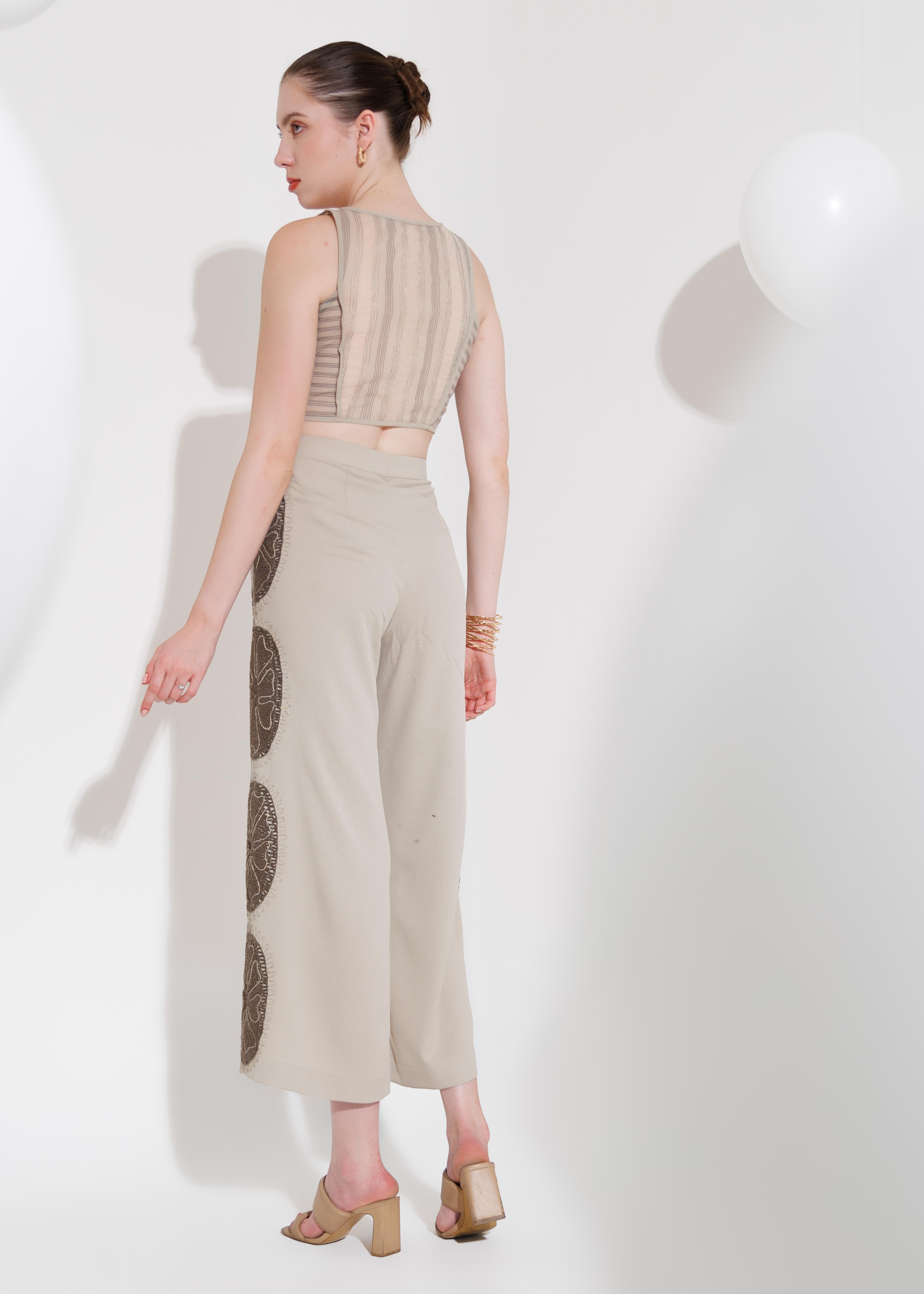 ZOE OVAL PANTS - The Silk Love